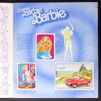 Preview: Barbie Barbie Panini Sticker Album komplett