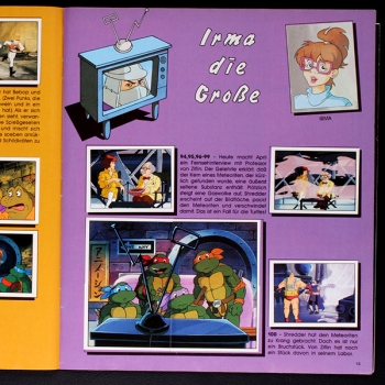 Preview: Turtles Panini Sticker Album komplett