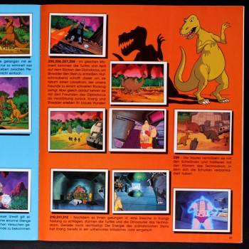 Turtles Panini sticker album complete