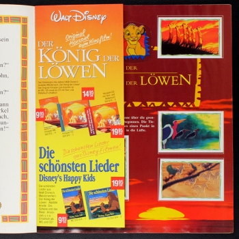 König der Löwen Panini Sticker Album komplett
