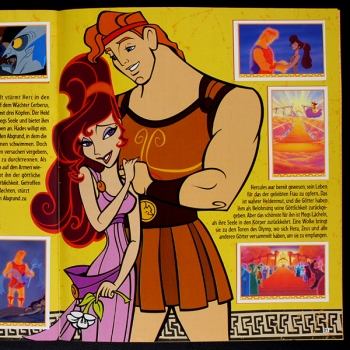 Hercules Panini sticker album complete