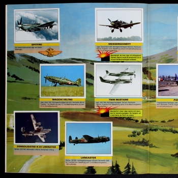 Preview: Sky Fighters Panini Sticker Album komplett