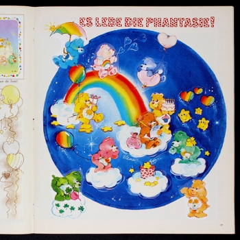 Care Bears Panini sticker album complete