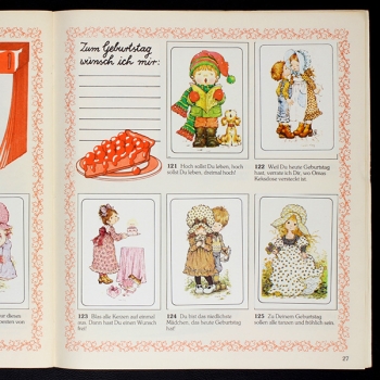 Sarah Kay Panini sticker album complete