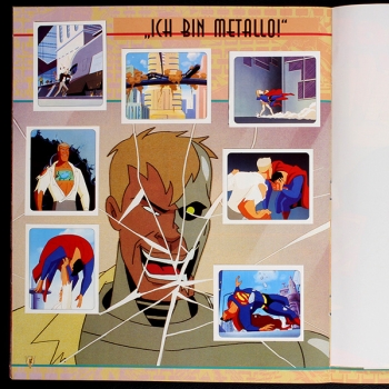 Superman Panini sticker album complete