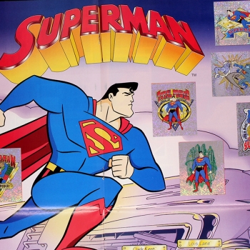 Superman Panini sticker album complete
