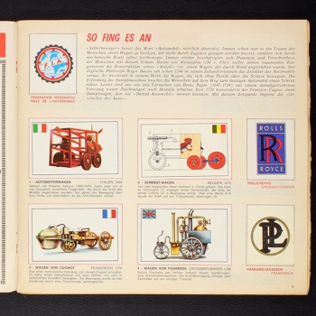 Preview: Automobile Panini Sticker Album teilgefüllt -57