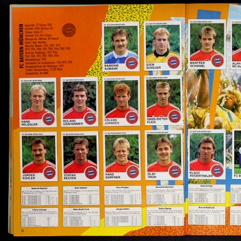 Fußball 90 Panini sticker album complete