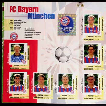 Fußball 96 Endphase Panini Sticker Album komplett