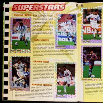Fußball 96 Endphase Panini Sticker Album komplett