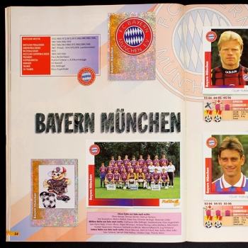 Fußball 96 Panini Sticker Album komplett
