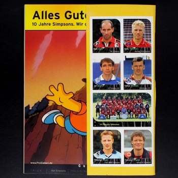 Fußball 2000 Panini sticker album complete