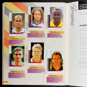 Fußball 96 Panini Sticker Album komplett