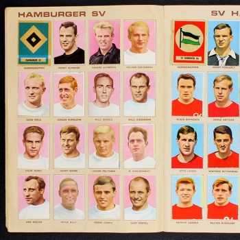 Fußball 1965 Sicker Sticker Album teilgefüllt -15