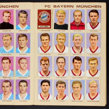Fußball 1965 Sicker Sticker Album teilgefüllt -15