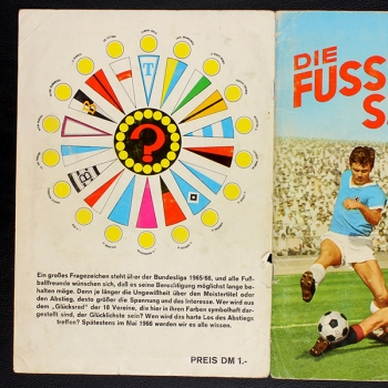Fußball 1965 Sicker Sticker Album teilgefüllt -15