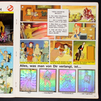 Ghostbusters Panini Sticker Album komplett