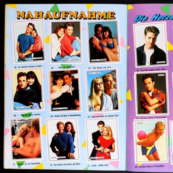 Beverly Hills 90210 Panini sticker album complete