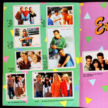 Beverly Hills 90210 Panini sticker album complete