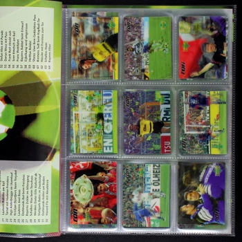 Preview: Living Pictures Fußball 98 Upper Deck Album komplett