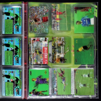 Preview: Living Pictures Fußball 98 Upper Deck Album komplett