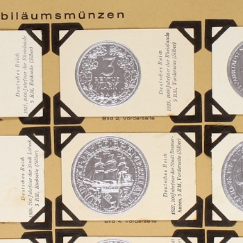 Greiling Münz Sammlung 1929 Album komplett