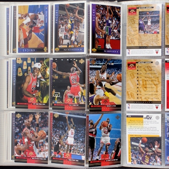 Michael Jordan NBA Basketball 94 Upper Deck Ordner Trading Cards
