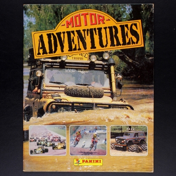 Motor Adventures Panini Sticker Album