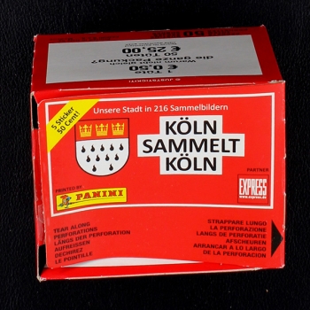 Köln Sammelt Panini Box mit 50 Sticker Tüten