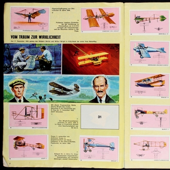 Preview: Flugzeuge Americana Sticker Album fast komplett -5