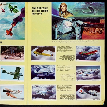 Preview: Flugzeuge Americana Sticker Album fast komplett -5