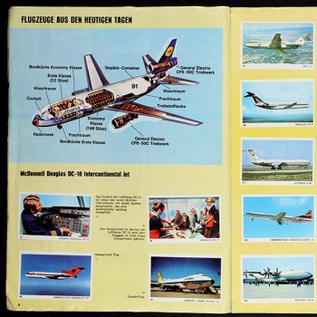 Preview: Flugzeuge Americana Sticker Album fast komplett -5