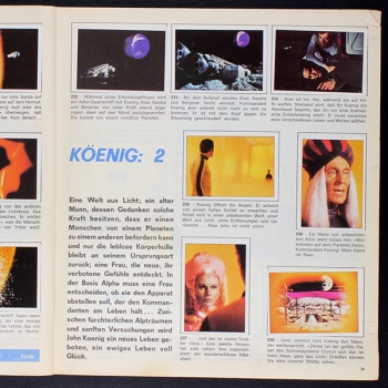 Space 1999 Panini Sticker Album komplett