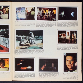 Space 1999 Panini Sticker Album komplett