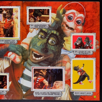 Preview: Dinosaurs Panini Sticker Album komplett