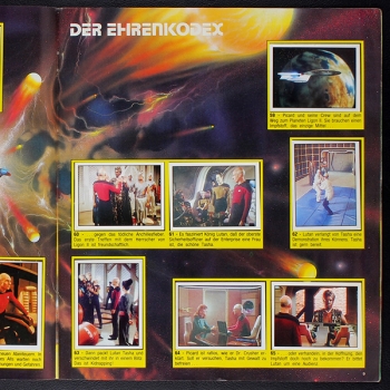 Star Trek TNG Panini Sticker Album komplett