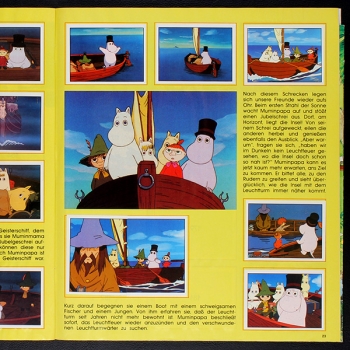Mumins Panini Sticker Album komplett
