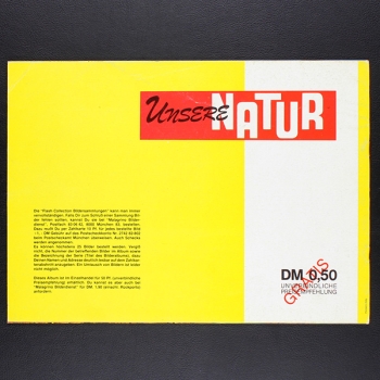 Preview: Unsere Natur Arne Import Sticker Leeralbum
