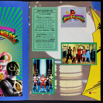 Preview: Power Ranger Merlin Sticker Album komplett