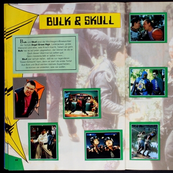 Power Ranger Merlin sticker album complete