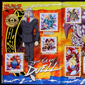 Yu-Gi-Oh! Merlin Sticker Album komplett