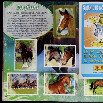 Preview: Hoch zu Ross Panini Sticker Album komplett