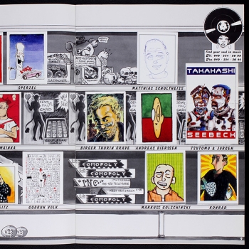 Preview: Comic Supermarkt Ehrlich Billig 1995 Sticker Album komplett