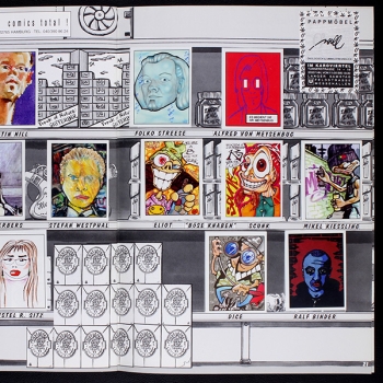 Comic Supermarkt Ehrlich Billig 1995 sticker album complete