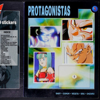 Preview: Dragon Ball GT Panini Sticker Album fast komplett - E