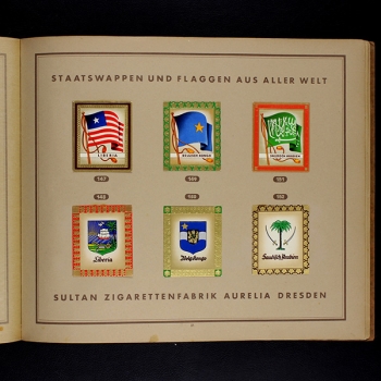 Staats-Wappen und Flaggen Olympia Aurelia Album komplett