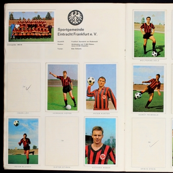 Bundesliga 65 Bergmann Album teilgefüllt