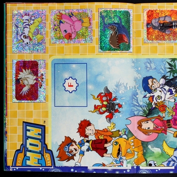 Digimon Panini album with stickers -42