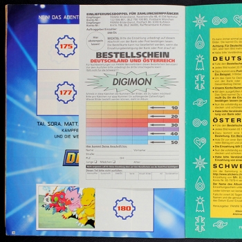 Digimon Panini album with stickers -42