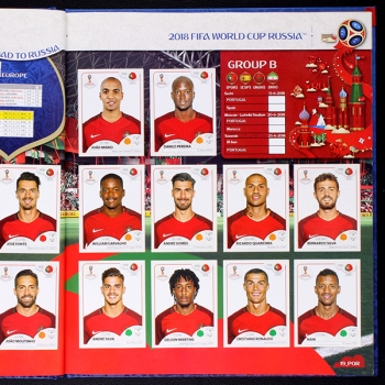 Preview: Russia 2018 Panini Sticker Album komplett - Hardcover